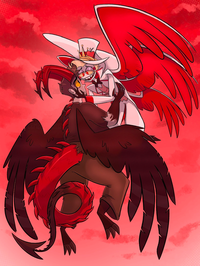 AU Adam and Lucifer ~ Hazbin Hotel