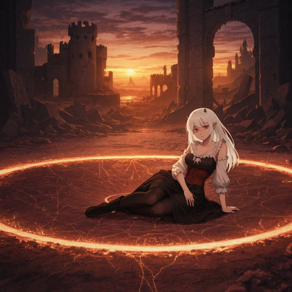 Trapped Demoness