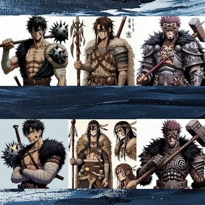 Toji, Choso & Sukuna