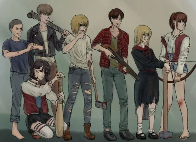 Attack On Titan Zombie AU