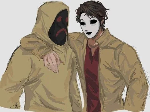 Masky and hoodie