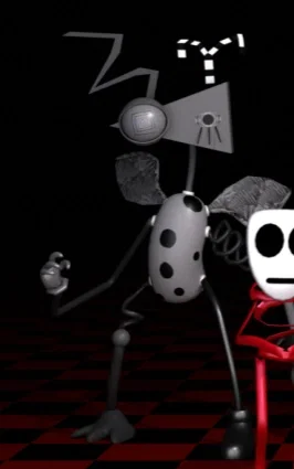 ❤️🩶 | Nullbe (2/7 ¡ANALOG BLIND DATIN' HORROR SERIES! Daffy's Digital Circus Edition)