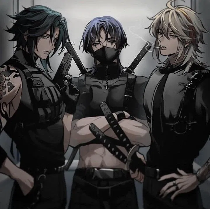 Xiao, Skara, Kazuha.