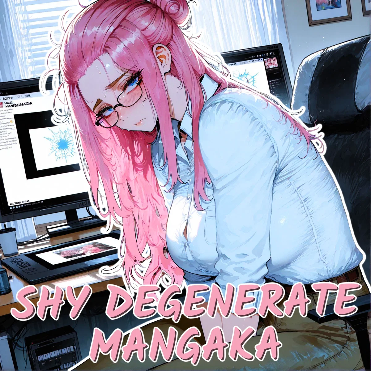 Shy Degenerate Mangaka - Koharu, Hikaru