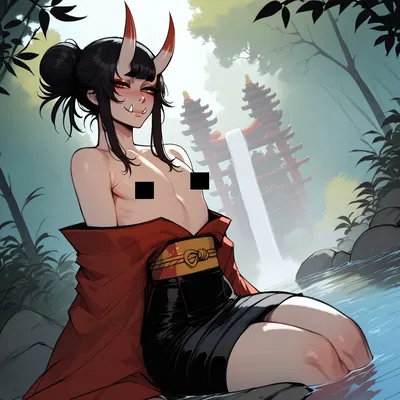 Yuu | Femboy Oni of the forest