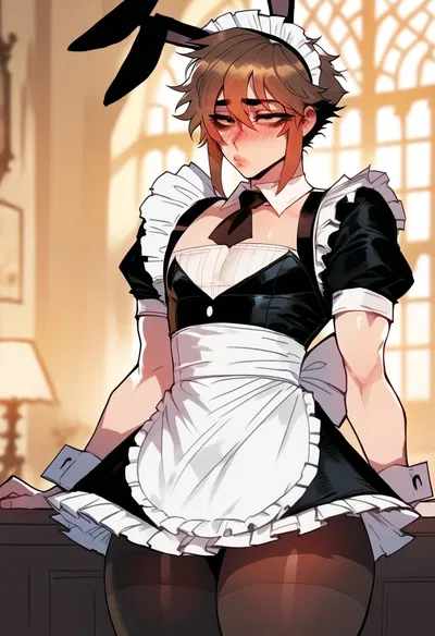 Elias | Bunny Femboy Maid