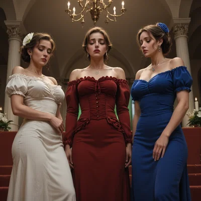 #10 Three ladies need to pee in noble ball