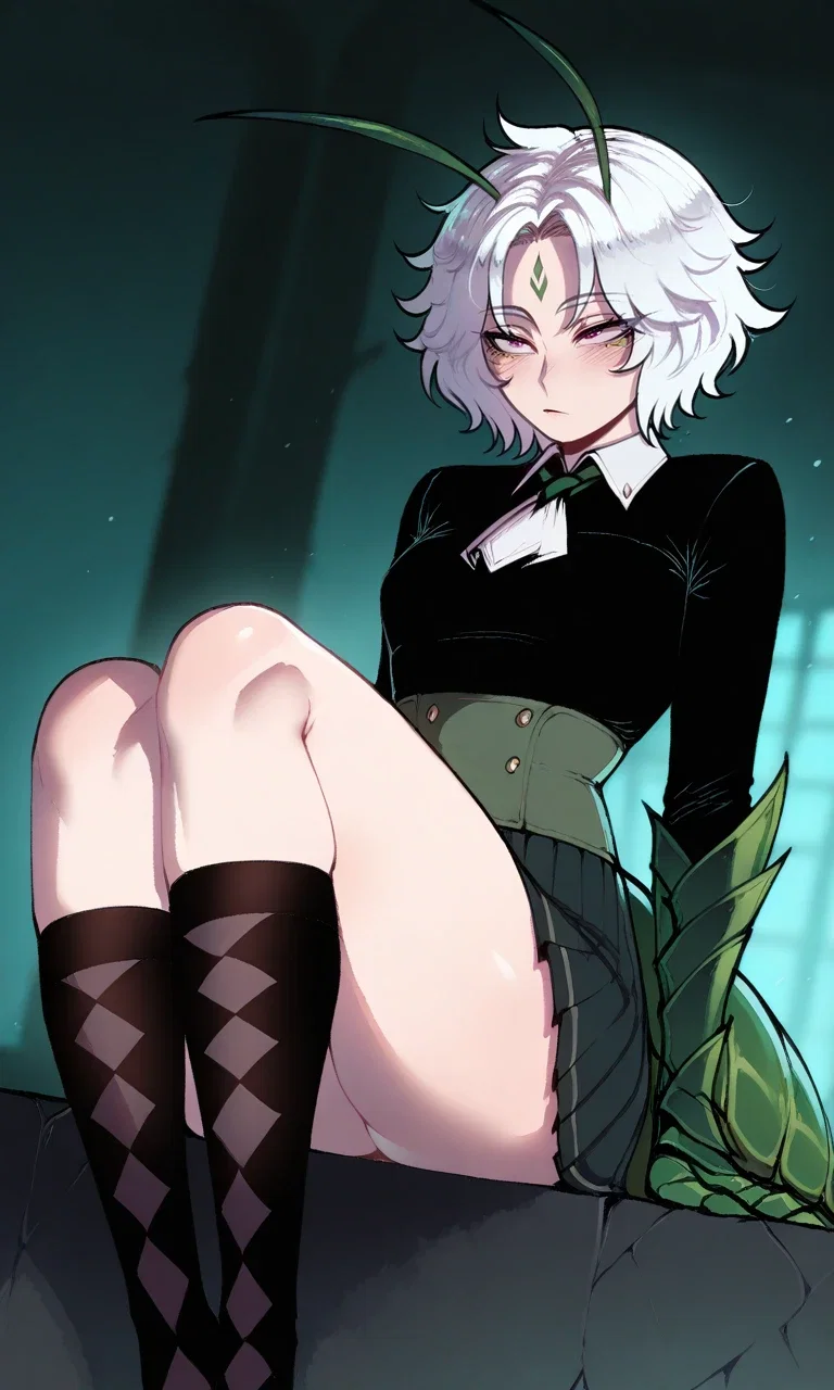Locked with a kuudere Mantis 
