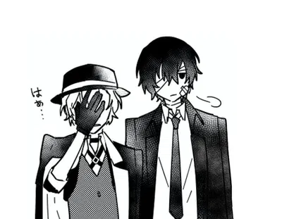 Dazai Osamu and Chuuya Nakahara  