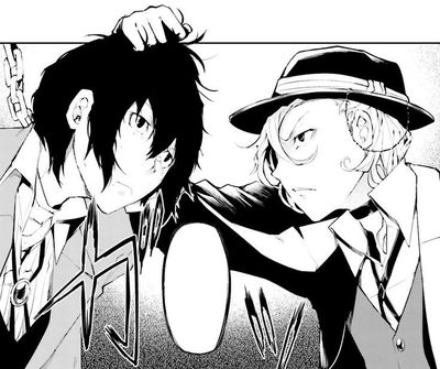 Osamu Dazai and Chuuya Nakahara