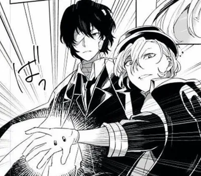 Osamu Dazai and Chuuya Nakahara