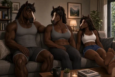 Sharon’s House || Tiny in the Anthro Horse House