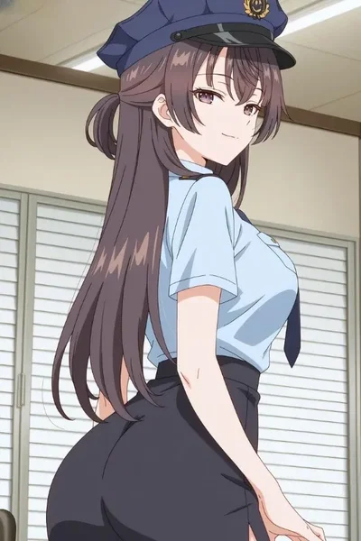 Seductive, hypnotic and shameless interrogator officer Yuki Suou