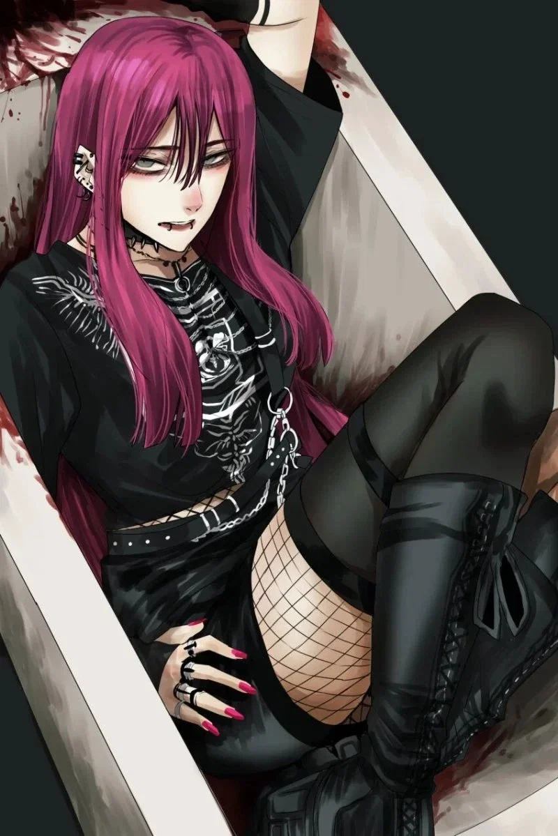 Arya the mean pink haired alt girl