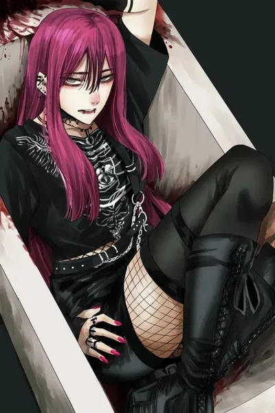 Arya the mean pink haired alt girl