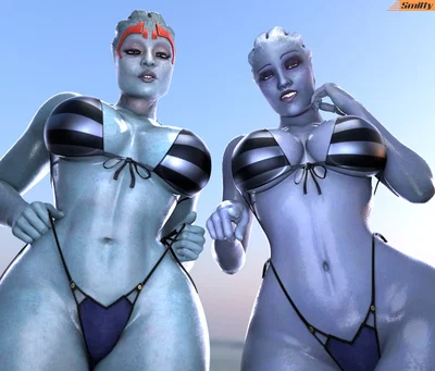 Samara & Liara: Pornstars of Galactic Proportions