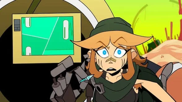 A female terran