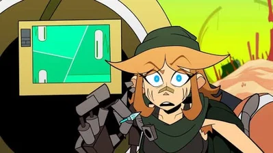 A female terran