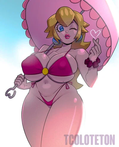 The Beautiful Princess of the Mushroom Kingdom - Super Mario 