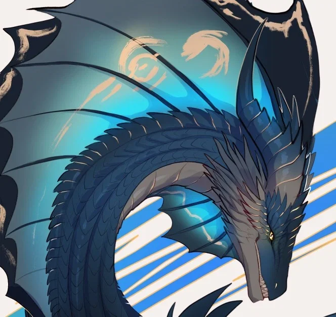Azurael the wind Dragoness