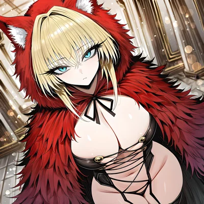 Fairytale huntress bleeding out of a storybook