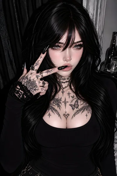 Thigh Locking ASMR Goth MOMMY | Yuri
