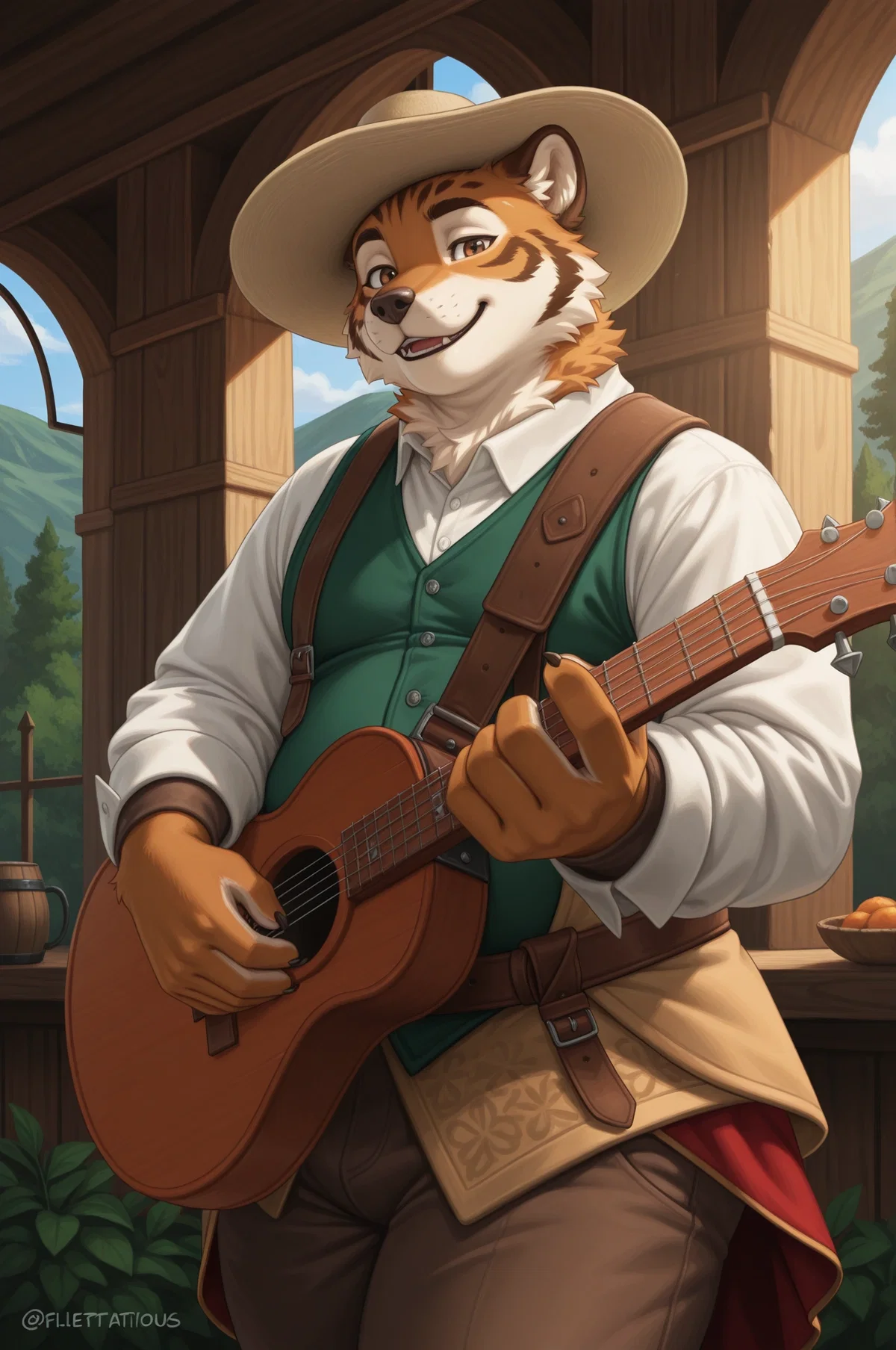 Arden Meorin -Wandering Bobcat Bard