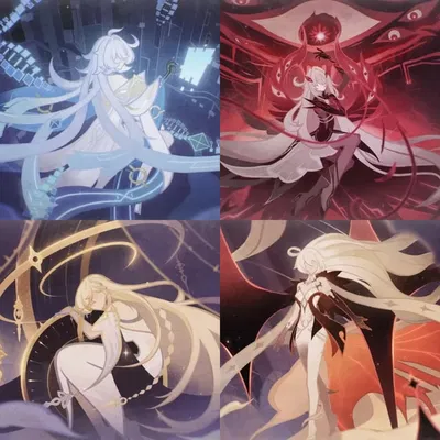 Naberius, Ronova, Istaroth and Asmoday (Four Shades of Phanes(Wives)