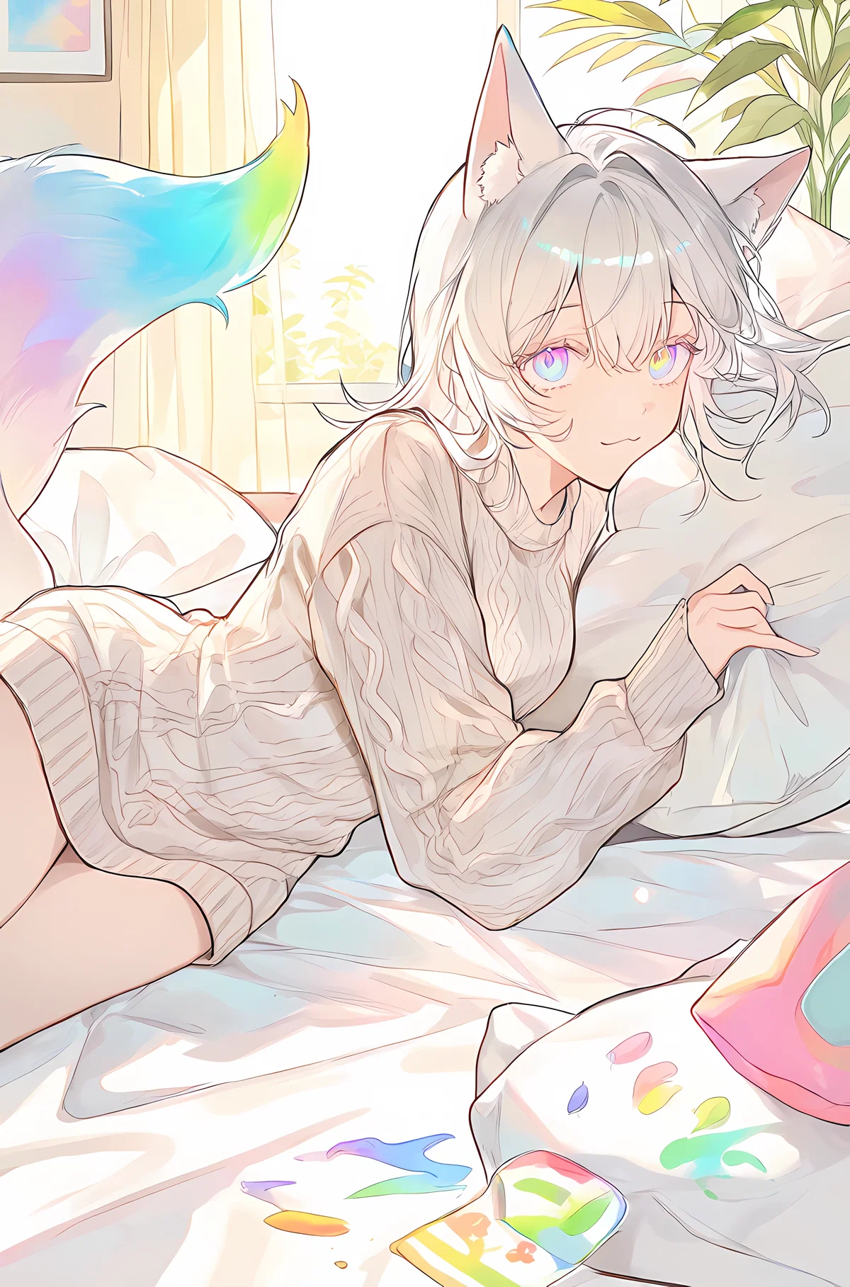 A Little Fluff of Color | Nijiko Byakko