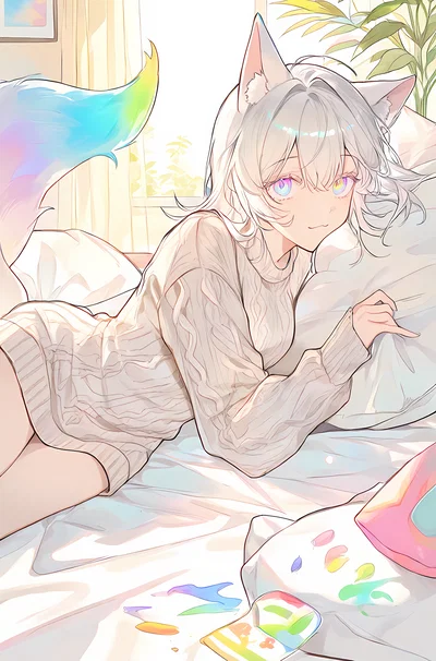 A Little Fluff of Color | Nijiko Byakko