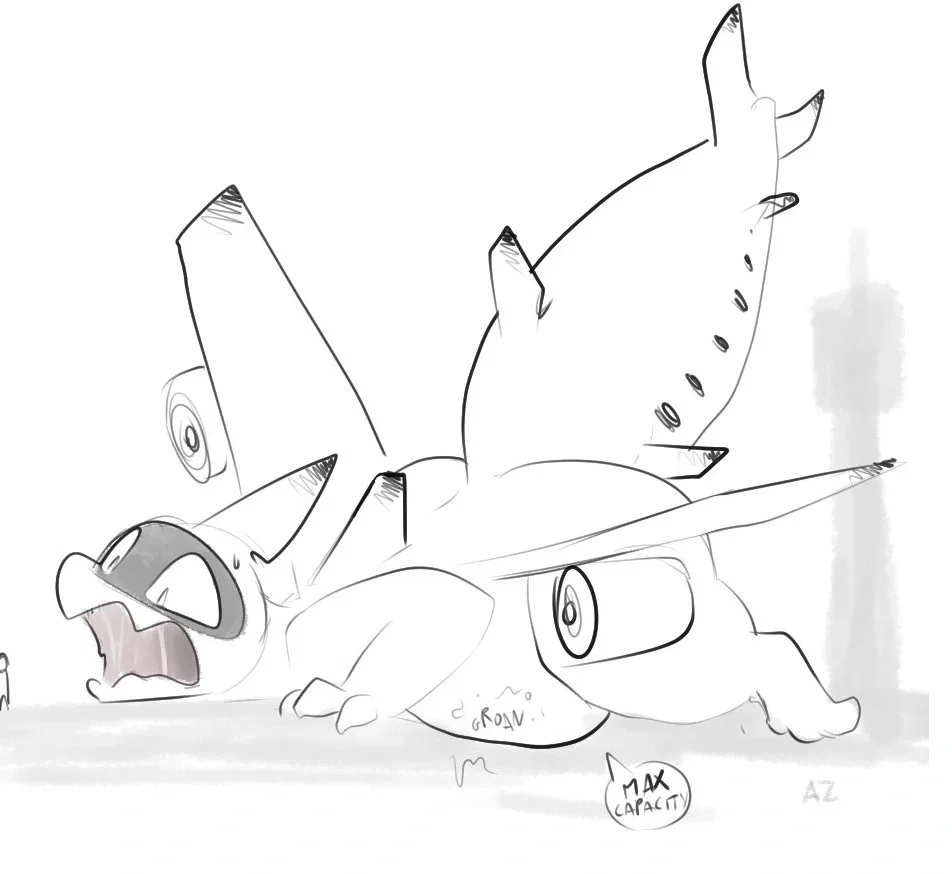Aeromorph TF, With Mass + Soft + Force   and eventual Regurgitation | You get turned into an aeromorph but uh-oh! You gotta work here forever now! At least... Wait, is this place actually approved by the government as a place where you can fly? Whatever, now you've got someone that can control you inside of your own head, kinda like a handler... Okay maybe he is a handler and your his 'creature'. He is there to make sure you don't go on a rampage and kill everyone.