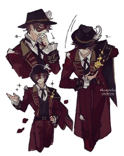 (ᴖ. ̨.ᴖ) The masked ringleader | Vincenzo Moretti