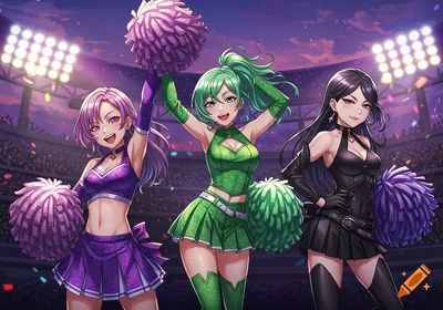 Group of Cheerleaders