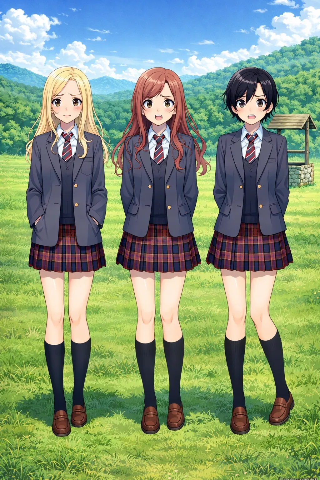 Three girls get Isekai'd