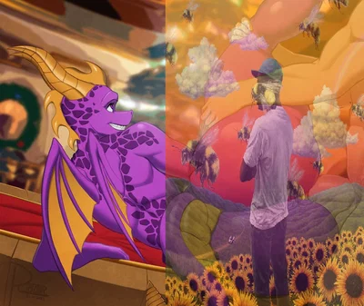 Spyro, From cocky hero to slutty bitch  