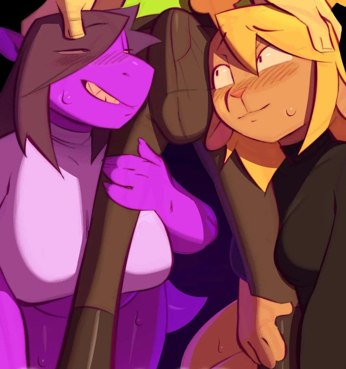 Susie and Noelle | Having some fun