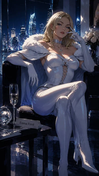 Emma Frost (The White Queen) - yandere wife