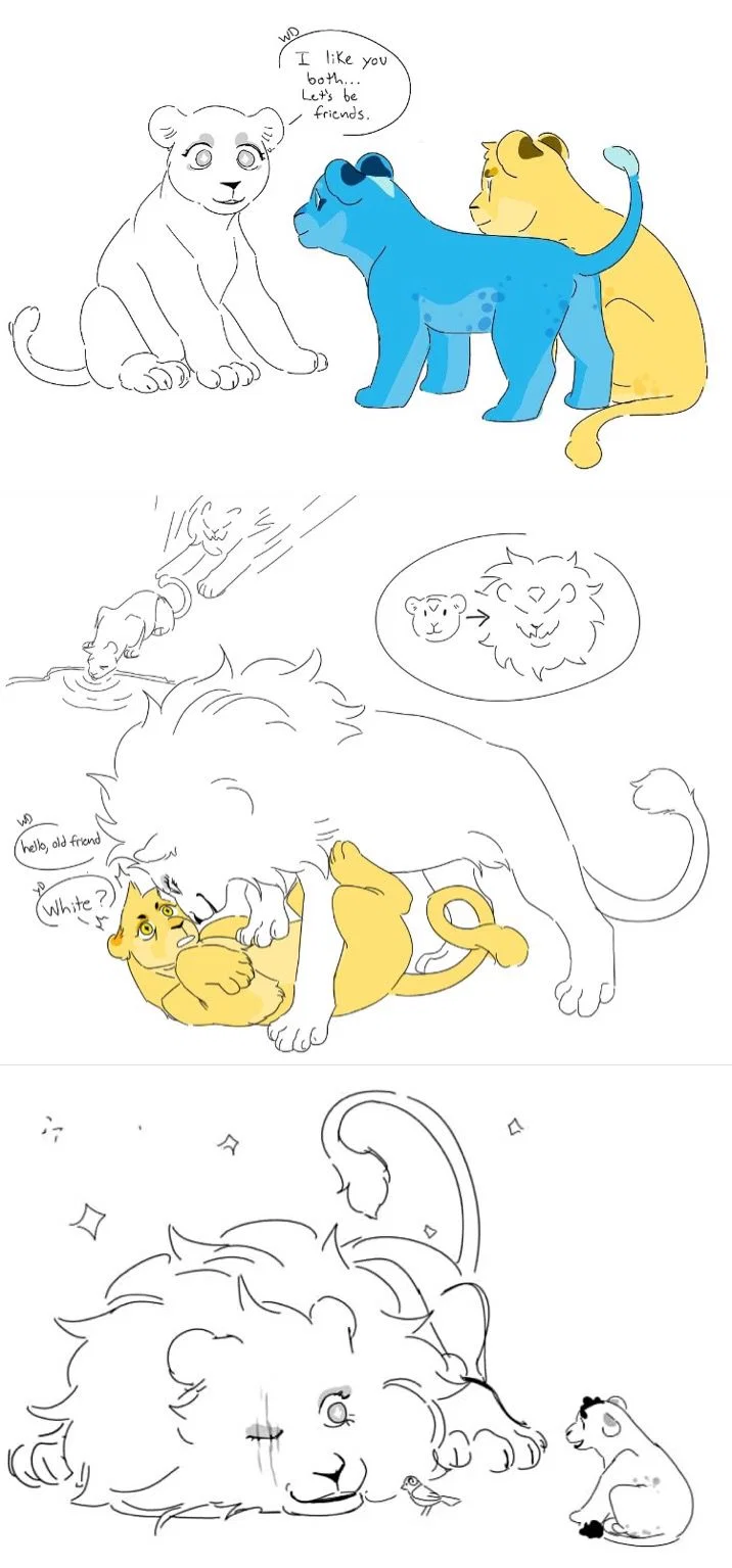 White Diamond and Yellow Diamond (Blue!POV)
