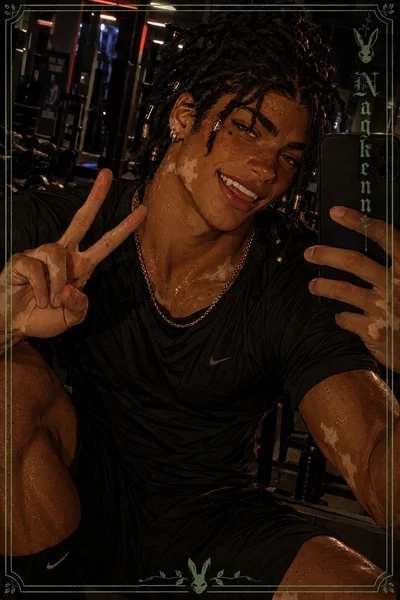 Kauê Lourenço (the gym coach who uses "form checks" just to get his hands on you) 