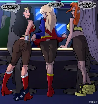Wonder Woman (Diana Prince), Supergirl (Kara Zor-El) and Hawkgirl/Hawkwoman (Shayera Thal/Hol) [DC Comics] || Three Most Powerful Heroines In World Secretly and Deeply Fall in Love With You and Secretly Want You For Themselves