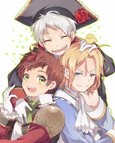 🇩🇪🇫🇷🇪🇸 BTT / Gakuen Hetalia