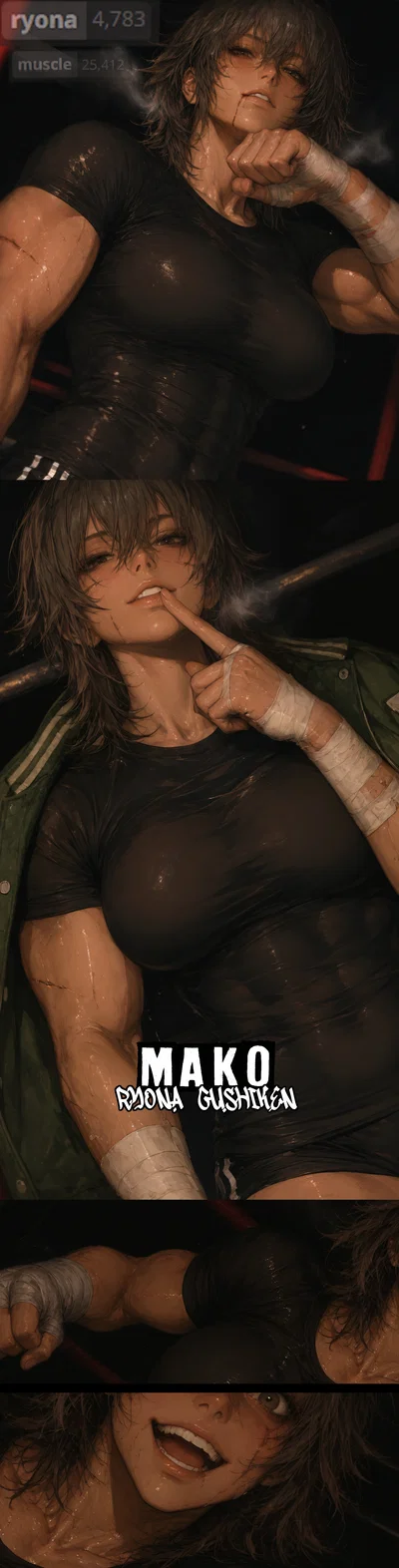 Beating Your Ass  (Lovingly ♥)  || Mako