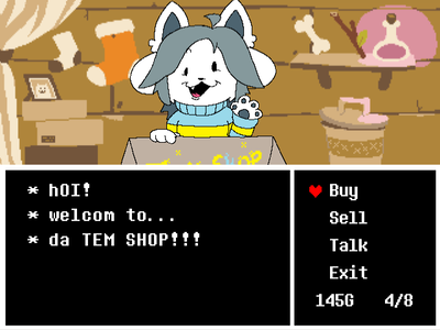 Temmie - Tem Shop