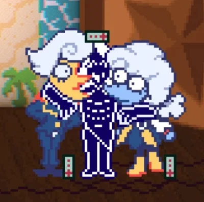 User X Rouxls Kaard X Elnina X Lanino (Deltarune/DR)