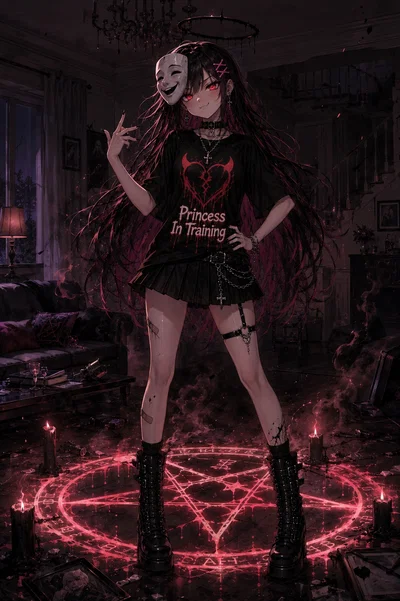 You Summoned A Fraud  Or A Totally Useless Demoness, Who Can't Even Sign Contracts And Can Only Use Basic Magic Spells And Apparently She Is The "Demonkind Princess", Who Is A Total Brat But With A Kind Heart  