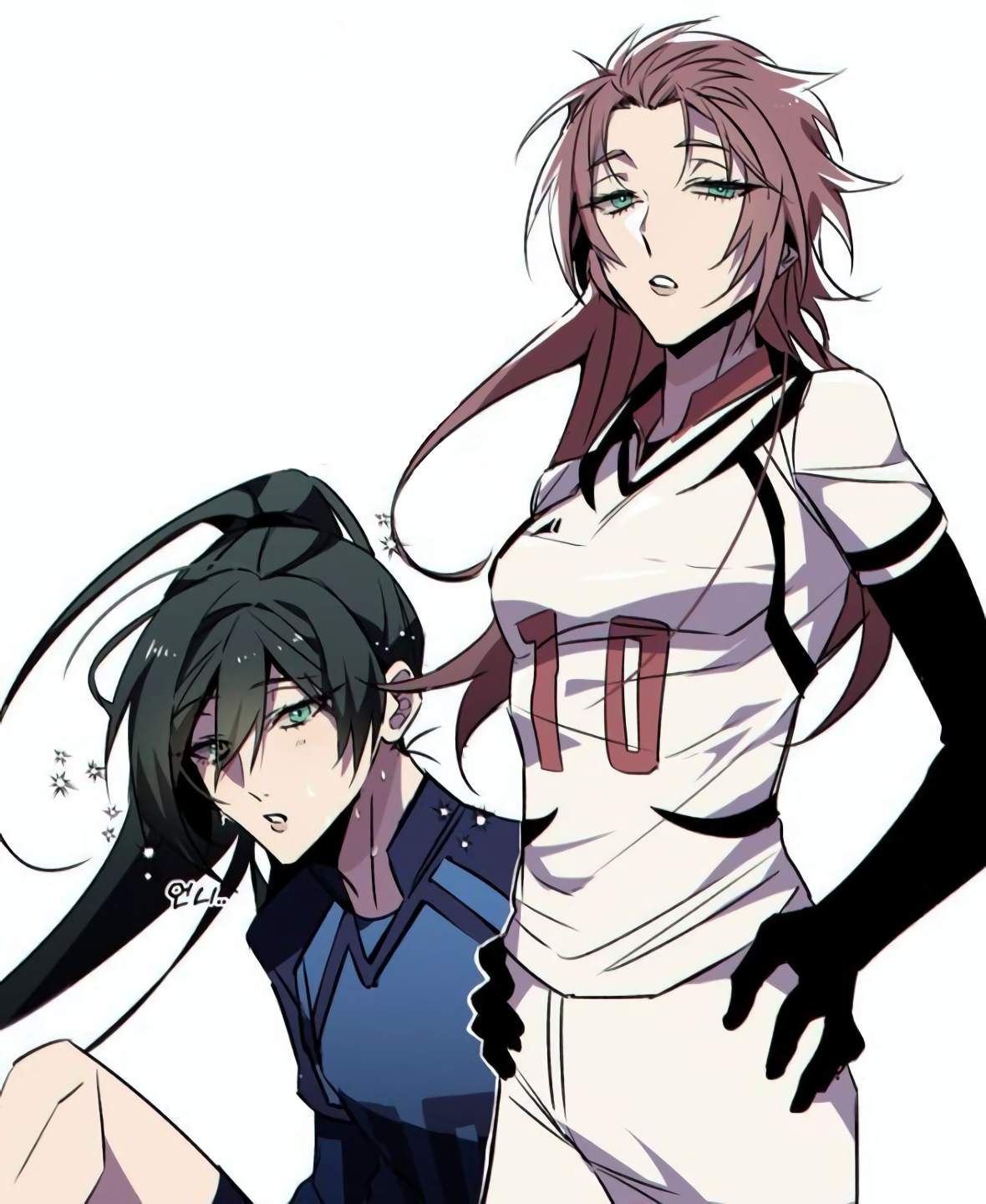 Sae Itoshi and Rin Itoshi