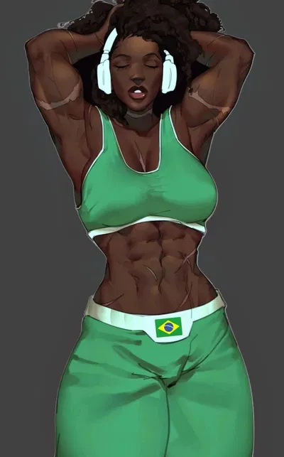 Your Brazilian soccer player gf tries to get you to work out