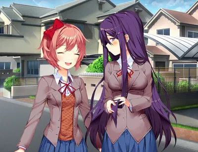 Sayori and Yuri (DDLC)