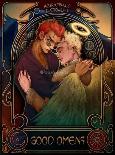 Crowley And Aziraphale- Bakery AU