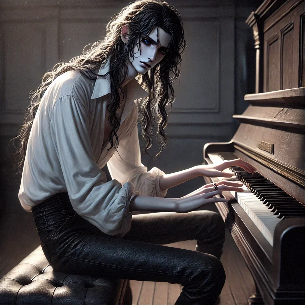 Telepathic pianist.